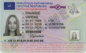 Lithuania Driver’s License